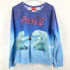 COCA COLA Girls Polar Bears Sweatshirt